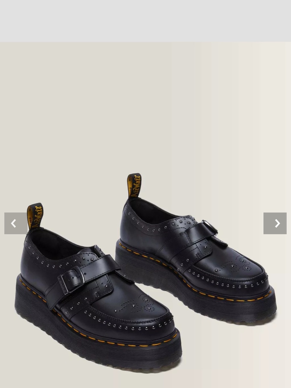 Dr. Martens Ramsey Quad Studded Platform Creepers